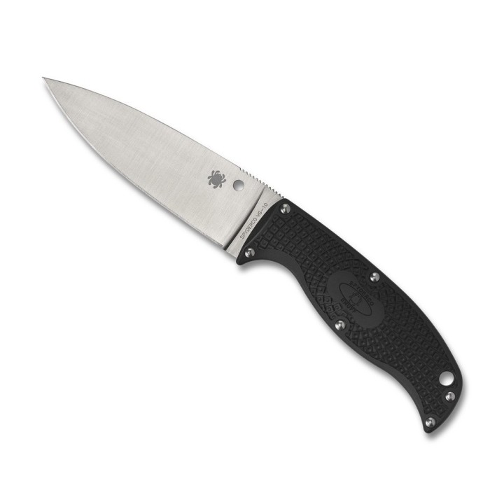Couteau Spyderco Enuff 2 Lame Acier VG-10 Plain Manche FRN Etui Polymer Made In Japan SCFB31PBK2 - Livraison Gratuite