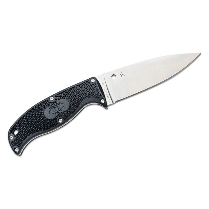 Couteau Spyderco Enuff 2 Lame Acier VG-10 Plain Manche FRN Etui Polymer Made In Japan SCFB31PBK2 - Livraison Gratuite