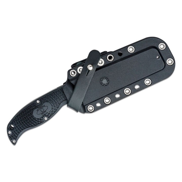 Couteau Spyderco Enuff 2 Lame Acier VG-10 Plain Manche FRN Etui Polymer Made In Japan SCFB31PBK2 - Livraison Gratuite