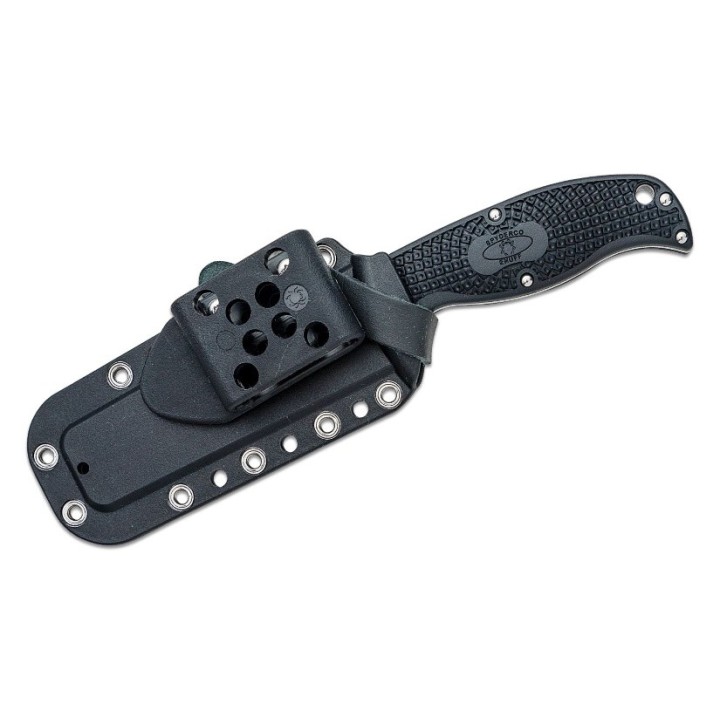 Couteau Spyderco Enuff 2 Lame Acier VG-10 Plain Manche FRN Etui Polymer Made In Japan SCFB31PBK2 - Livraison Gratuite