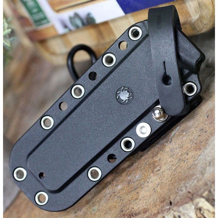 Couteau Spyderco Enuff 2 Lame Acier VG-10 Serr Manche FRN Etui Polymer Made In Japan SCFB31SBK2 - Livraison Gratuite