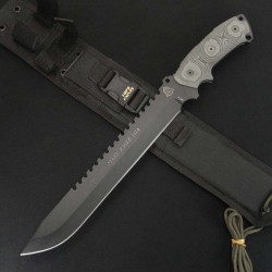 Couteau de Survie Tops Knives Tops Steel Eagle Micarta Acier 1095 Made In USA TP111AHP - Livraison Gratuite