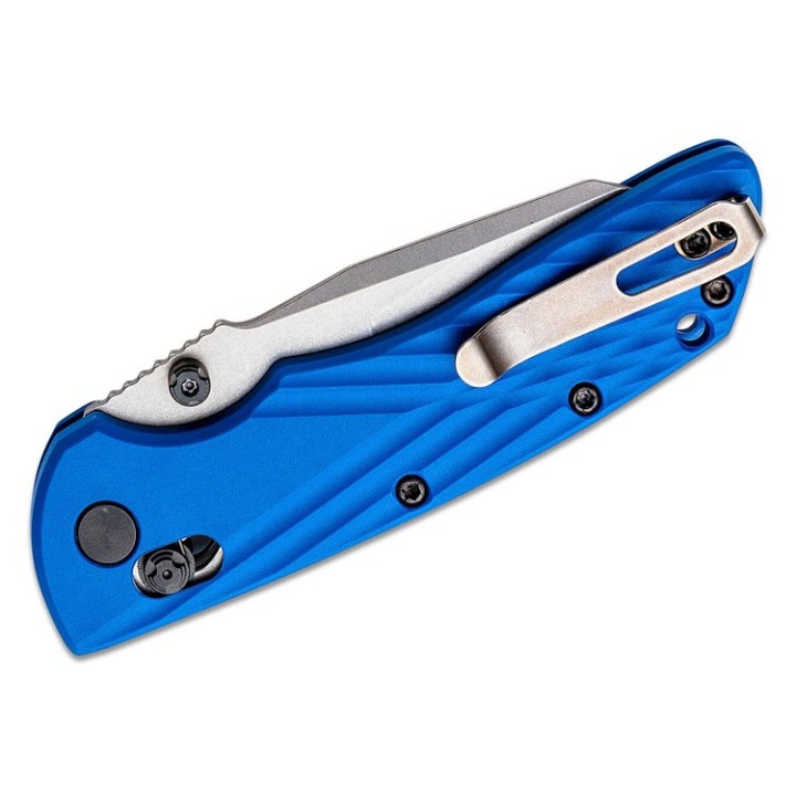Couteau Hogue Deka ABLE Lock Blue Lame Acier CPM-MagnaCut Manche Polymère Clip Made USA HO24363 - Livraison Gratuite