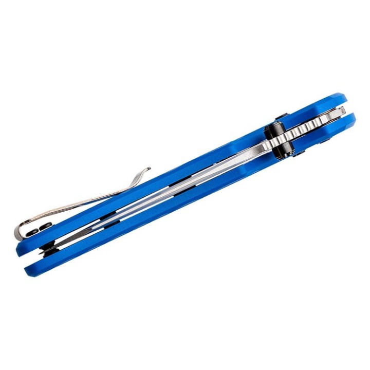 Couteau Hogue Deka ABLE Lock Blue Lame Acier CPM-MagnaCut Manche Polymère Clip Made USA HO24363 - Livraison Gratuite