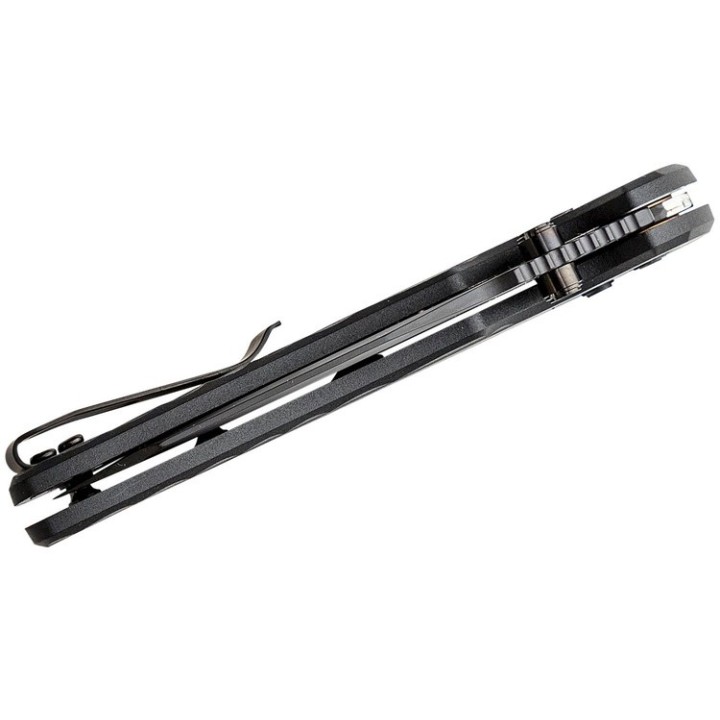 Couteau Hogue Deka ABLE Lock Black Lame Acier CPM-MagnaCut Manche Polymère Clip Made USA HO24366 - Livraison Gratuite