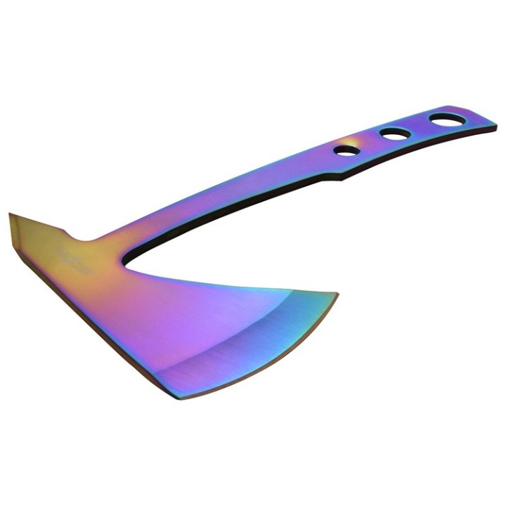 Set de 2 Haches de Lancer Perfect Point Throwing Axe Lame Acier Spectrum Etui Nylon PP107RB2 - Livraison Gratuite