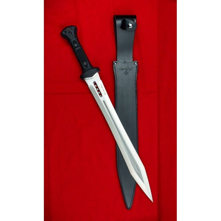 Sabre Glaive United Cutlery Honshu Gladiator Sword Lame Acier 7Cr13 Manche TPR Etui Cuir UC3431 - Livraison Gratuite