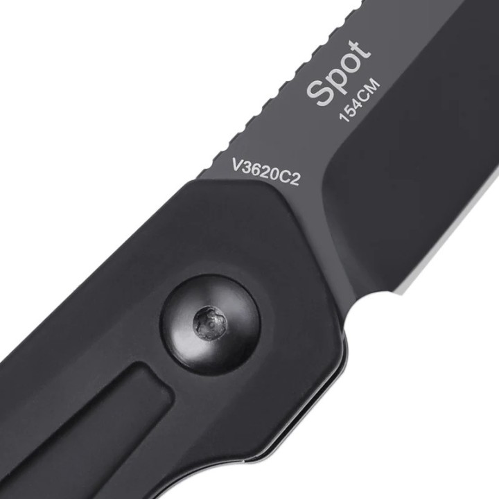 Couteau Kizer Cutlery Spot Black Manche G10 Lame Acier 154CM Linerlock Clip KIV3620C2 - Livraison Gratuite