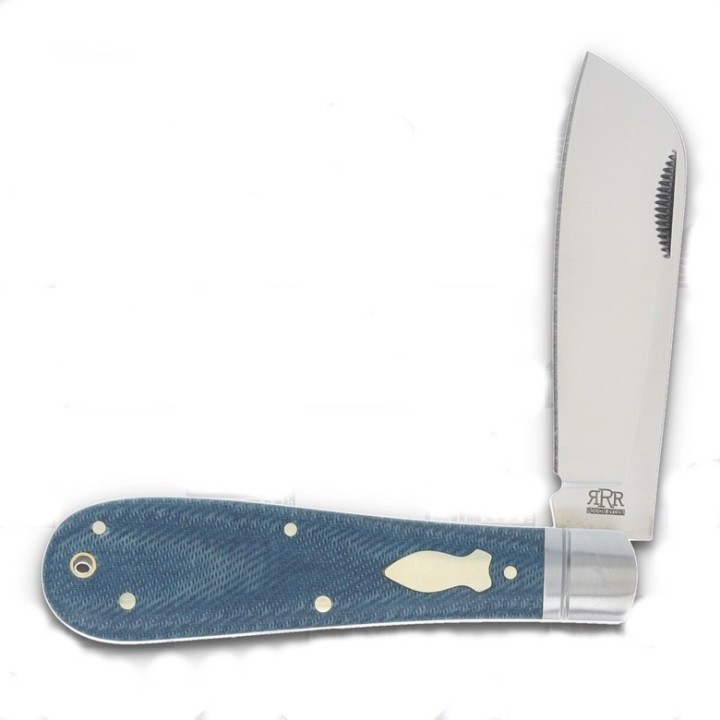 Couteau Rough Ryder Patriarch Blue Manche Micarta Lame Acier D2 Boite Collector RRR023 - Livraison Gratuite