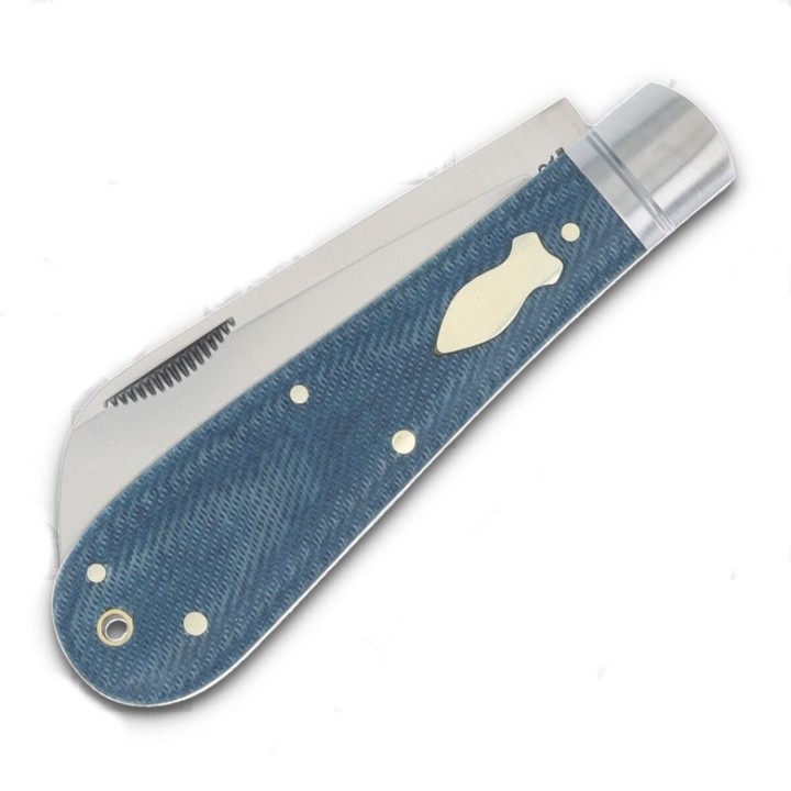 Couteau Rough Ryder Patriarch Blue Manche Micarta Lame Acier D2 Boite Collector RRR023 - Livraison Gratuite