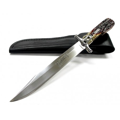 Couteau de Chasse Dague à la d'Estaing MARBLES Acier 440 Manche OS Cerfé MR101 - Livraison Gratuite