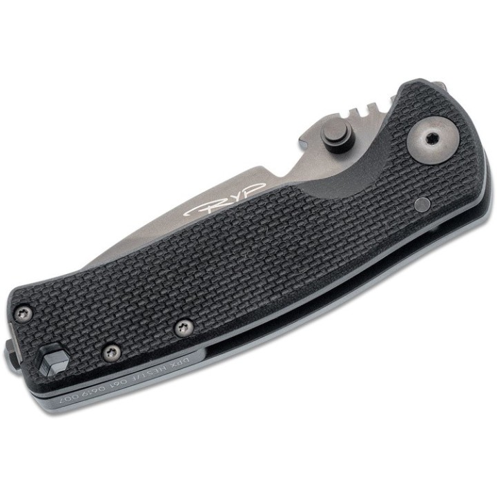 Couteau DPx Gear HEST/F Urban Black Manche G10/Titane Lame Acier CPM-154 IKBS Clip DPXHSF061 - Livraison Gratuite
