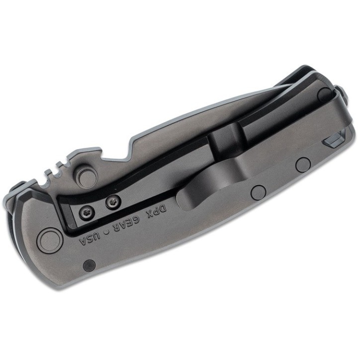Couteau DPx Gear HEST/F Urban Black Manche G10/Titane Lame Acier CPM-154 IKBS Clip DPXHSF061 - Livraison Gratuite