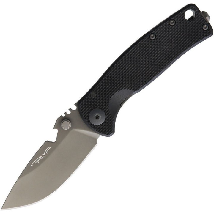 Couteau DPx Gear HEST/F Urban Black Manche G10/Titane Lame Acier CPM-154 IKBS Clip DPXHSF061 - Livraison Gratuite