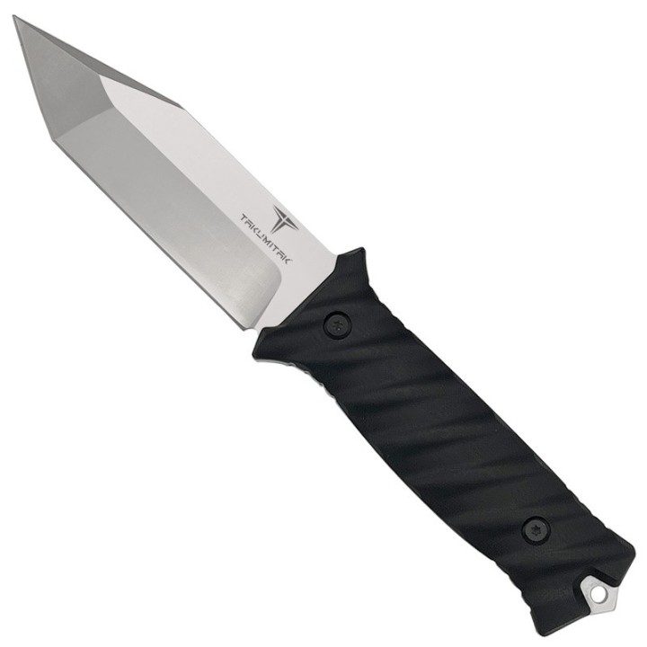 Couteau Tactical Takumitak Fulcrum Military Satin Tanto Lame Acier D2 Manche G10 Etui Kydex TKF201SL - Livraison Gratuite