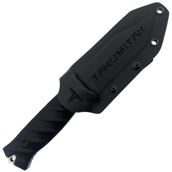 Couteau Tactical Takumitak Fulcrum Military Satin Tanto Lame Acier D2 Manche G10 Etui Kydex TKF201SL - Livraison Gratuite