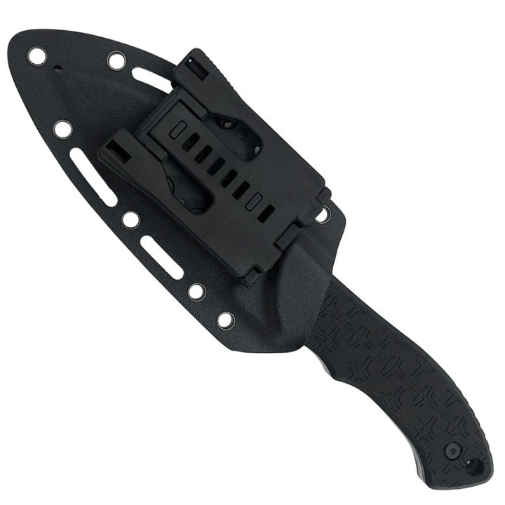 Couteau Takumitak DAY 500 Neckmuk Satin Lame Acier D2 Manche G10 Etui Kydex TKF206SL - Livraison Gratuite