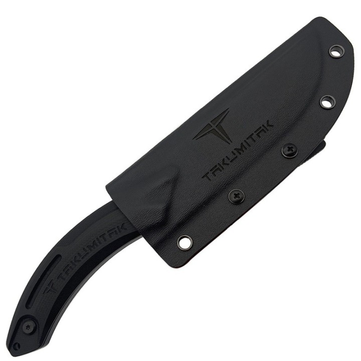 Couteau Takumitak HUNTER Straight Back Lame Acier D2 Manche G10 Etui Kydex TKF207BK - Livraison Gratuite