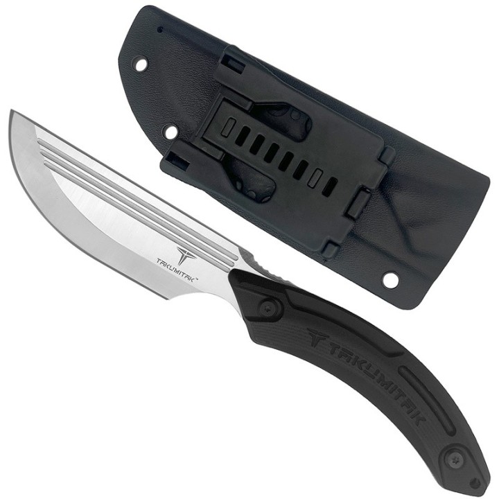 Couteau Takumitak HUNTER Straight Back Lame Acier D2 Manche G10 Etui Kydex TKF207SL - Livraison Gratuite