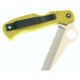 Couteau Spyderco Saver Salt Yellow Acier H1 Manche FRN Yellow Made In Japan SC118SYL - Livraison Gratuite