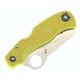 Couteau Spyderco Saver Salt Yellow Acier H1 Manche FRN Yellow Made In Japan SC118SYL - Livraison Gratuite