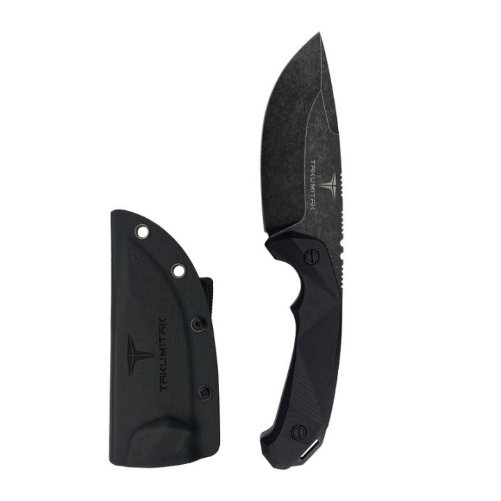 Couteau Takumitak COMPANION Lame Acier D2 Stonewash Manche G10 Etui Kydex TKF212SW - Livraison Gratuite