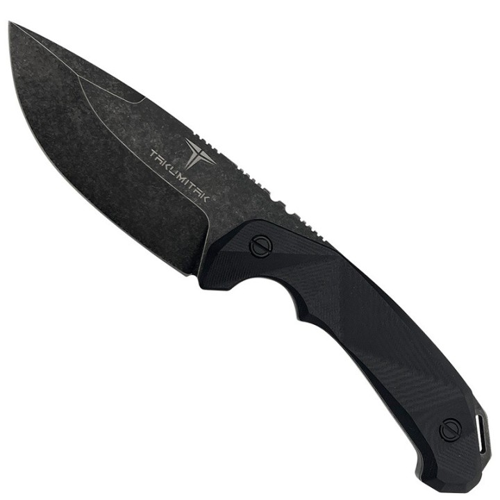 Couteau Takumitak COMPANION Lame Acier D2 Stonewash Manche G10 Etui Kydex TKF212SW - Livraison Gratuite