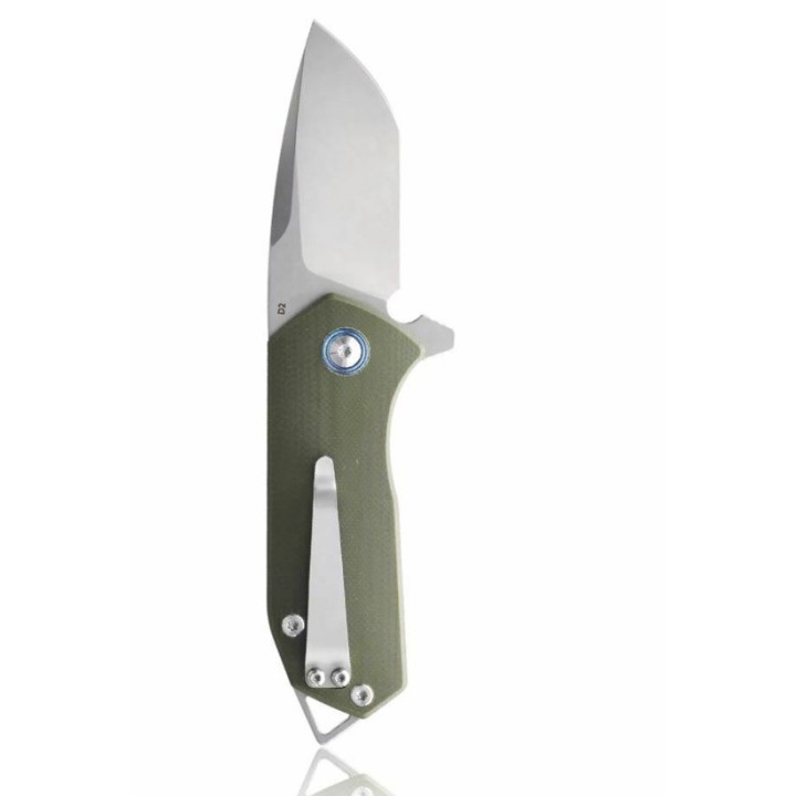 Couteau Kubey Campe Nest Green Manche G10 Lame Acier D2 IKBS Linerlock Clip KUB203B - Livraison Gratuite
