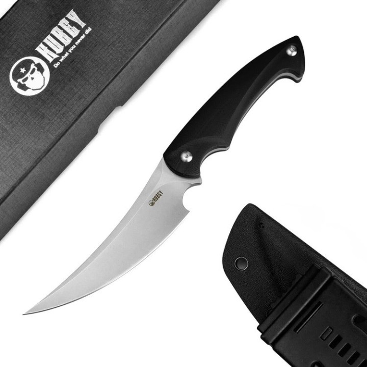Couteau Tactical Kubey Persian Lame Acier D2 SW Manche G10 Etui Kydex KUB231A - Livraison Gratuite