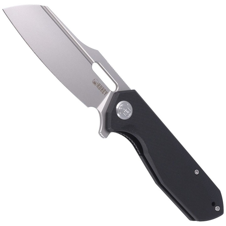 Couteau Kubey Atlas Black Manche G10 Lame Tanto Reverse BB Acier 14C28N IKBS Linerlock Clip KUB328A - Livraison Gratuite