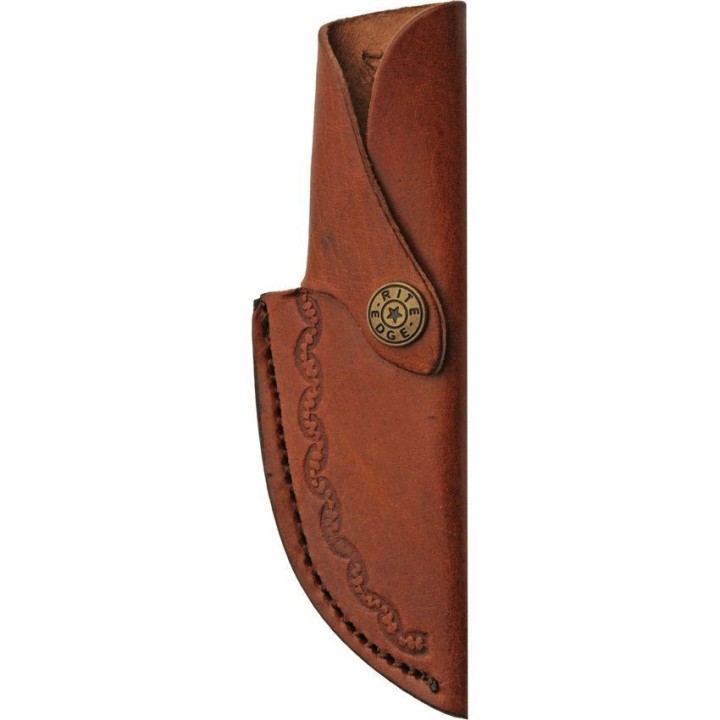 Couteau Skinner Rite Edge Bois de Cerf/Os Lame Acier Inox Etui Cuir PA8029 - Livraison Gratuite