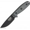 Couteau ESEE Model 3 Standard Edge Lame Acier 1095 Manche Micarta Made In USA ES3PB - Livraison Gratuite