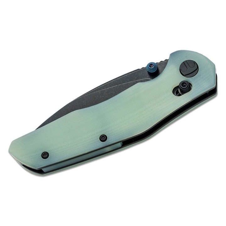 Couteau Bestech Ronan Jade Manche G10 Lame Acier 14C28N Black IKBS Crossbar Lock Clip BTKMK02I - Livraison Gratuite
