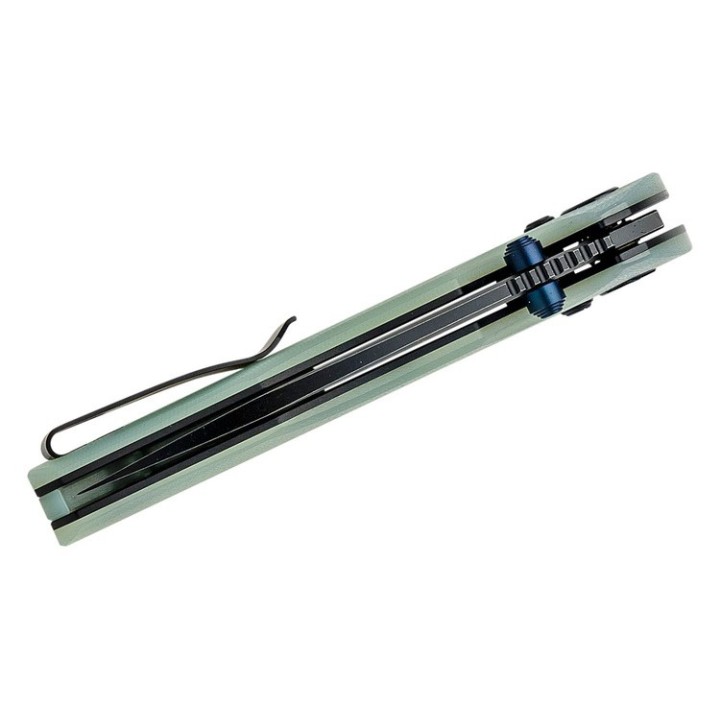 Couteau Bestech Ronan Jade Manche G10 Lame Acier 14C28N Black IKBS Crossbar Lock Clip BTKMK02I - Livraison Gratuite