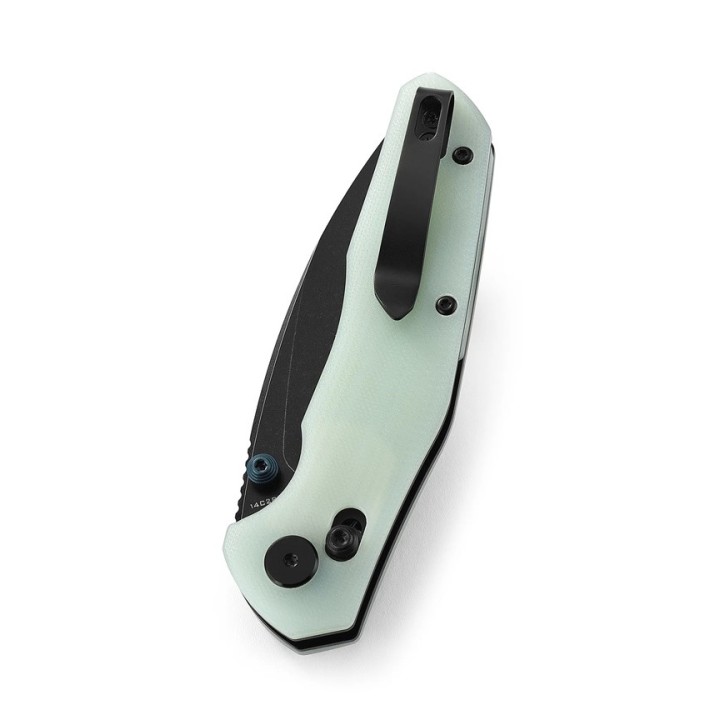Couteau Bestech Ronan Jade Manche G10 Lame Acier 14C28N Black IKBS Crossbar Lock Clip BTKMK02I - Livraison Gratuite