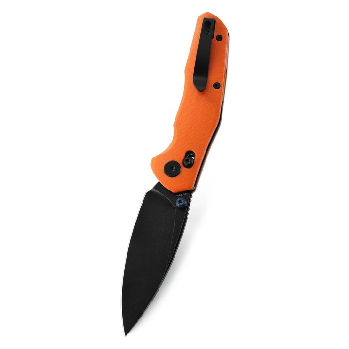 Couteau Bestech Ronan Orange Manche G10 Lame Acier 14C28N Black IKBS Crossbar Lock Clip BTKMK02H - Livraison Gratuite