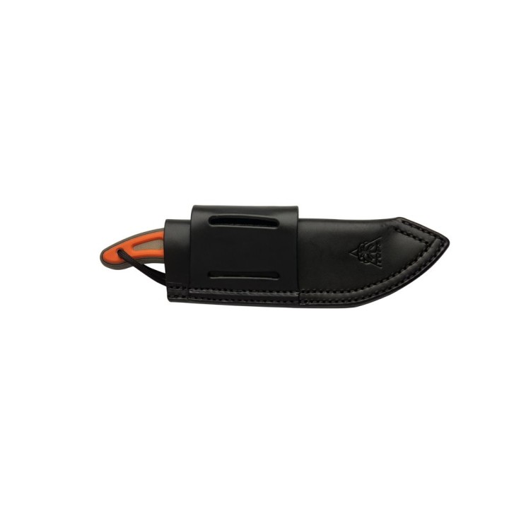 Couteau Tops Field Dog Lame Acier 154CM Manche G10 Etui Cuir Made In USA TPFDOG01 - Livraison Gratuite