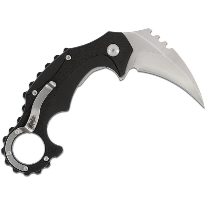 Couteau Karambit Brous Blades Enforcer Lame Acier D2 Manche Zytel Linerlock BRBM001S - Livraison Gratuite