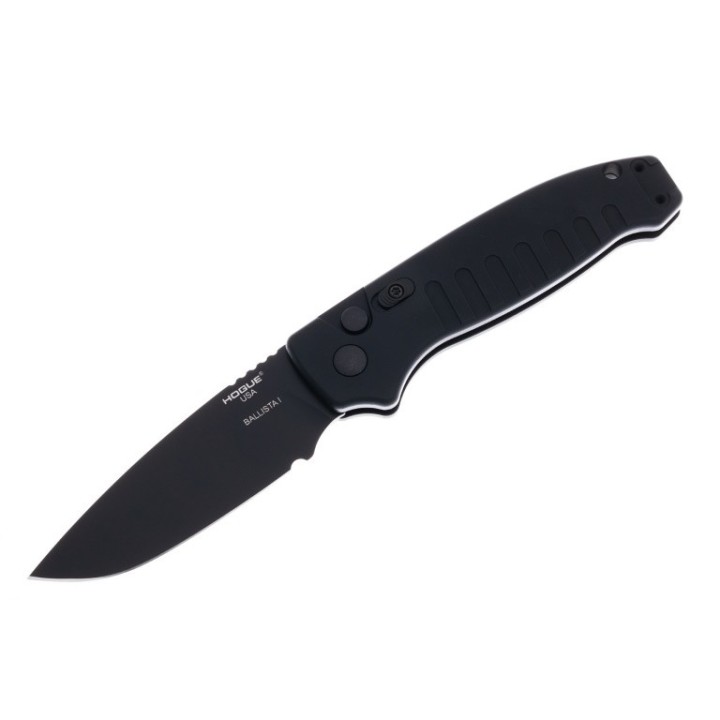 Couteau Automatique Hogue Ballista I AUTO Lame Drop Point 154CM Manche Alum Button Lock USA HO64130 - Livraison Gratuite