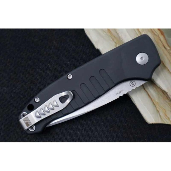 Couteau Automatique Hogue Ballista I AUTO Lame Drop Point 154CM Manche Alum Button Lock USA HO64136 - Livraison Gratuite