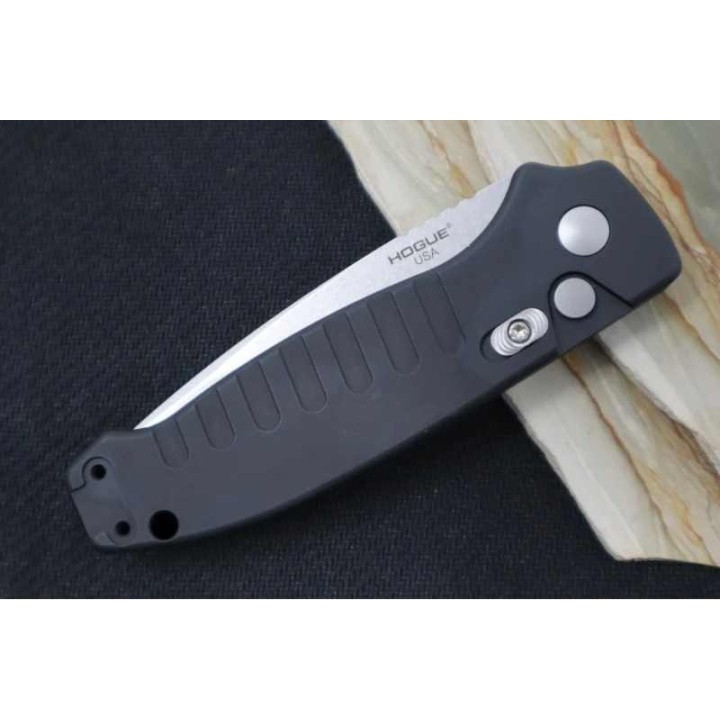 Couteau Automatique Hogue Ballista I AUTO Lame Drop Point 154CM Manche Alum Button Lock USA HO64136 - Livraison Gratuite