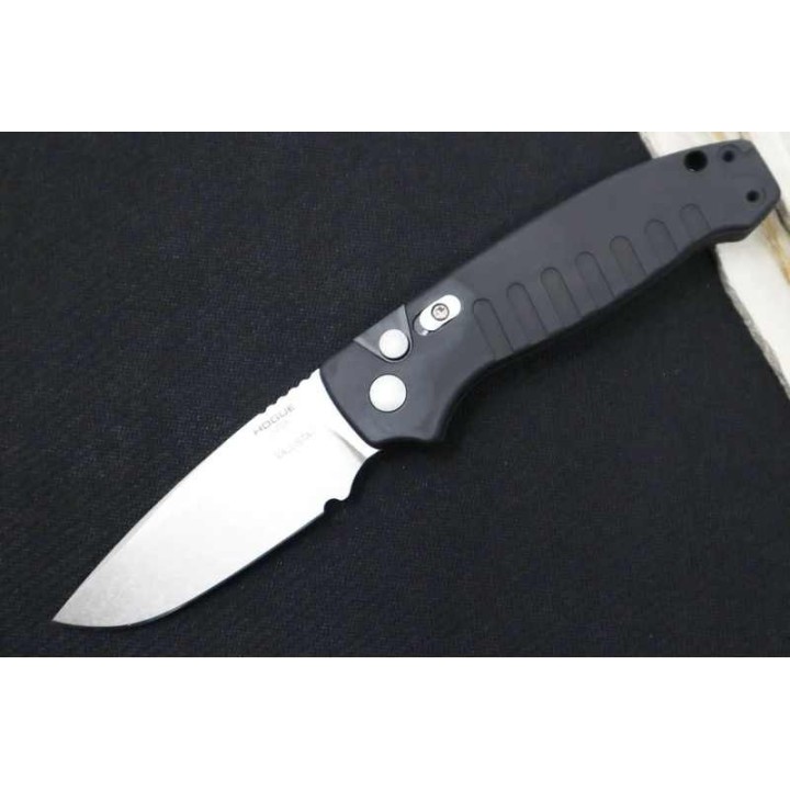 Couteau Automatique Hogue Ballista I AUTO Lame Drop Point 154CM Manche Alum Button Lock USA HO64136 - Livraison Gratuite
