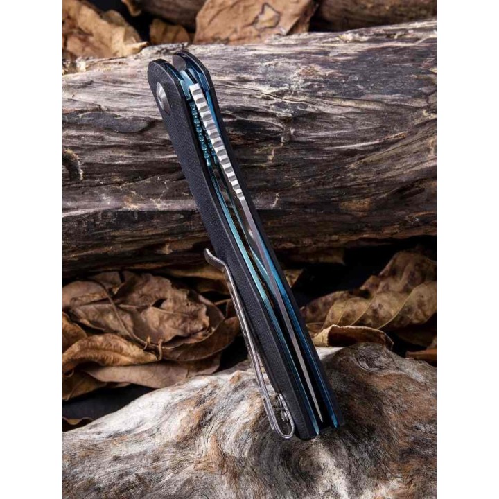 Couteau CIVIVI Backlash Lame Acier 9Cr18MoV Manche Black G-10 Linerlock CIVC801C - Livraison Gratuite