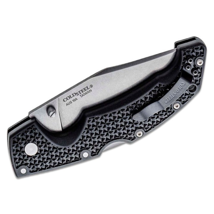 Couteau Cold Steel Large Voyager Clip Point Acier AUS-10A Manche Griv-Ex Tri-Ad Lock Clip CS29ACZ - Livraison Gratuite