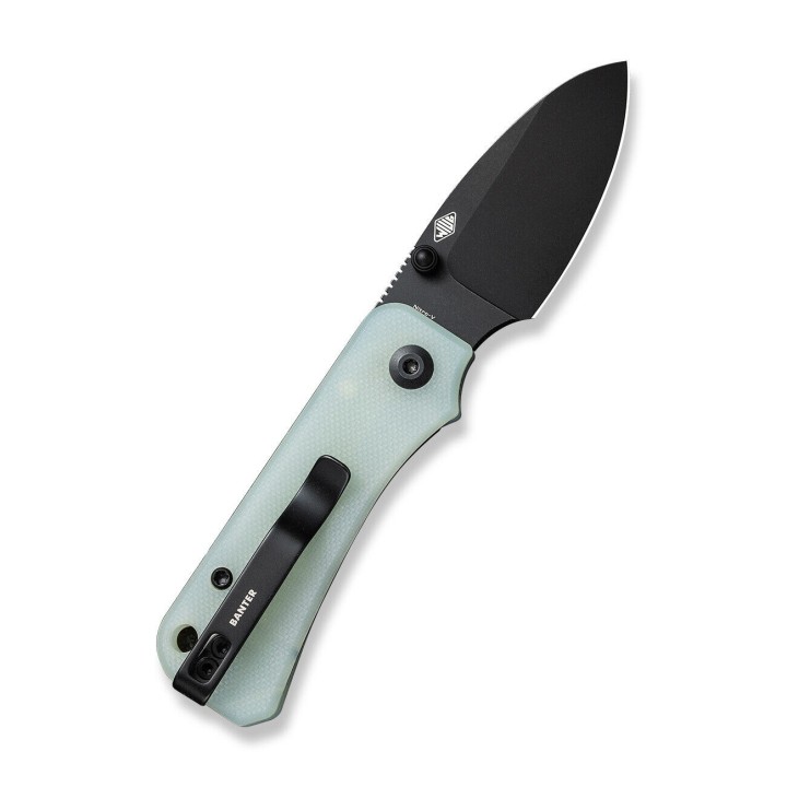 Couteau CIVIVI Baby Banter Jade Lame Nitro-V Manche G10 IKBS Linerlock Clip CIVC19068S8 - Livraison Gratuite