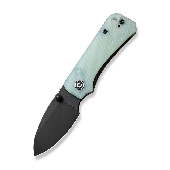 Couteau CIVIVI Baby Banter Jade Lame Nitro-V Manche G10 IKBS Linerlock Clip CIVC19068S8 - Livraison Gratuite