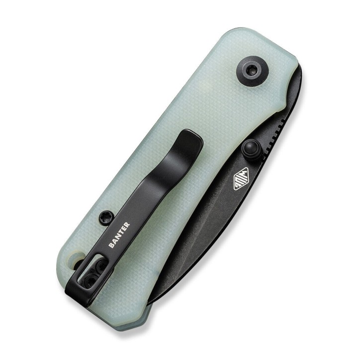 Couteau CIVIVI Baby Banter Jade Lame Nitro-V Manche G10 IKBS Linerlock Clip CIVC19068S8 - Livraison Gratuite