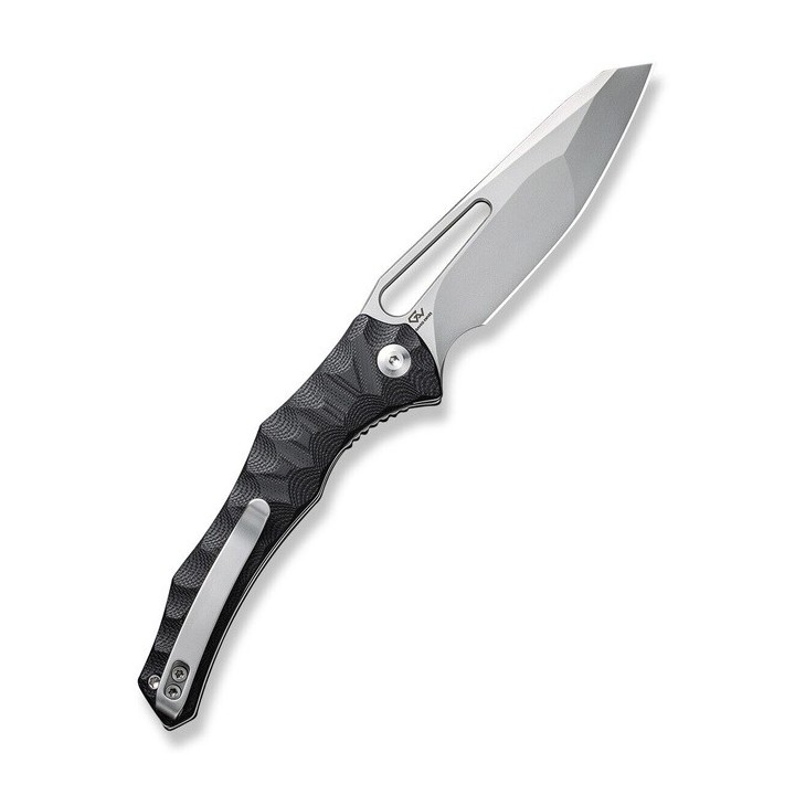 Couteau CIVIVI Spiny Dogfish Black Lame Acier 14C28N Black Manche G10 IKBS Linerlock Clip CIVC220061 - Livraison Gratuite