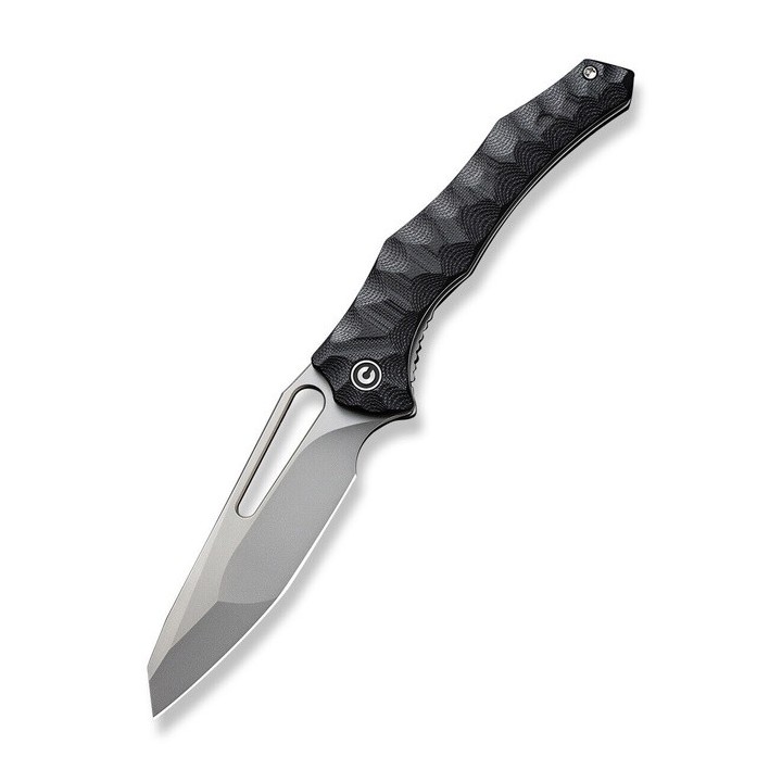 Couteau CIVIVI Spiny Dogfish Black Lame Acier 14C28N Black Manche G10 IKBS Linerlock Clip CIVC220061 - Livraison Gratuite
