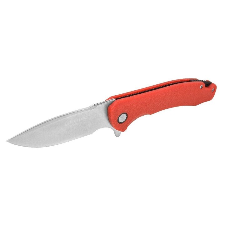 Couteau Camillus Scivik Red Lame Acier 420 Manche GFN IKBS Linerlock Clip CM19677 - Livraison Gratuite